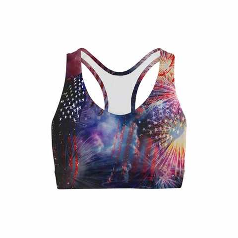 July Fourth Sports Bra