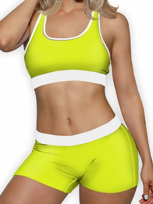 Neon Yellow Ellie Sports Bra